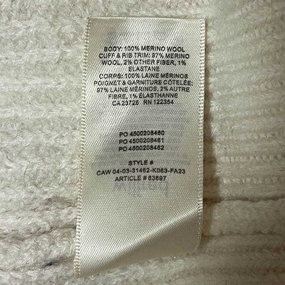 Wilfred Cropped Merino Wool Sweater - Picture 8 of 8